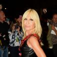 Donatella Versace - Arrivée des people à l'after-party du défilé Versace Collection Prêt-à-Porter Printemps/Eté 2020 lors de la Fashion Week de Milan, le 20 septembre 2019.