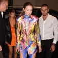 Gigi Hadid et sa soeur Bella Hadid - Arrivée des people à l'after-party du défilé Versace Collection Prêt-à-Porter Printemps/Eté 2020 lors de la Fashion Week de Milan, le 20 septembre 2019.