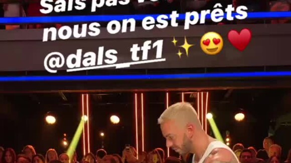 Story Instagram publiée par Shy'm le 21 septembre 2019 lors du lancement de la saison 10 de Danse avec les Stars sur TF1