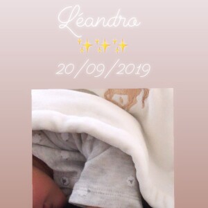 Marine Lloris a annoncé en story sur Instagram la naissance de Léandro, son troisième enfant avec Hugo Lloris, venu au monde le 20 septembre 2019.
