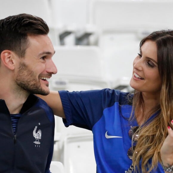Hugo Lloris et sa femme Marine, ici , ont accueilli le 20 septembre 2019 leur troisième enfant et leur premier garçon, Léandro.