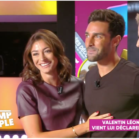 Valentin Léonard débarque par surprise dans TPMP pour Rachel Legrain-Trapani, sur C8, le vendredi 6 septembre 2019.