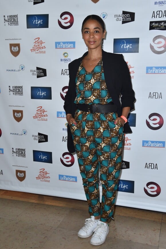 Aurélie Konaté lors du photocall de la 2ème édition du festival "Paris Court Toujours" au Théâtre de l'Européen à Paris le 20 septembre 2019. © Giancarlo Gorassini / Bestimage