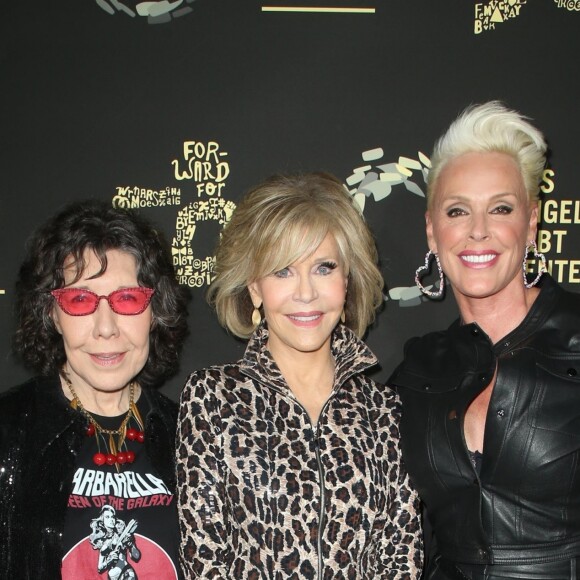 Lily Tomlin, Jane Fonda, Brigitte Nielsen- Soirée LGBT "Hearts Of Gold" à Los Angeles Le 21 septembre 2019.
