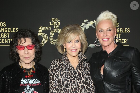 Lily Tomlin, Jane Fonda, Brigitte Nielsen- Soirée LGBT "Hearts Of Gold" à Los Angeles Le 21 septembre 2019.