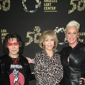 Lily Tomlin, Jane Fonda, Brigitte Nielsen- Soirée LGBT "Hearts Of Gold" à Los Angeles Le 21 septembre 2019.