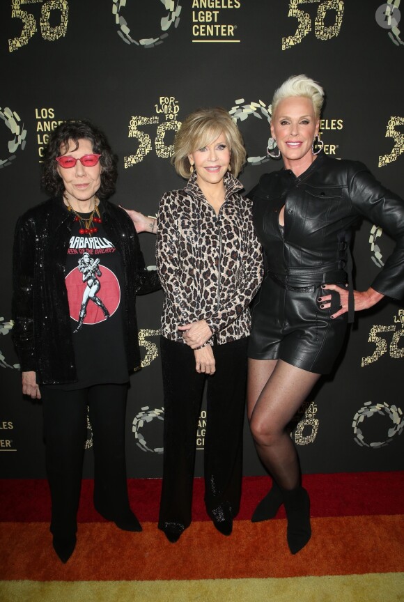 Lily Tomlin, Jane Fonda, Brigitte Nielsen- Soirée LGBT "Hearts Of Gold" à Los Angeles Le 21 septembre 2019.