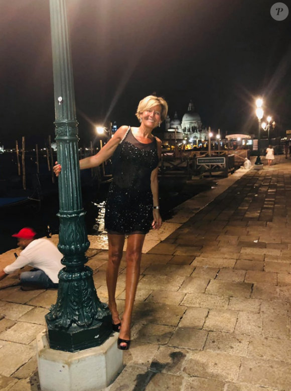 Annick de "L'amour est dans le pré" divine en robe de soirée, à Venise, le 17 août 2019