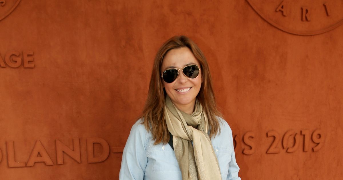 Sandrine Quétier - Les célébrités dans le village des Internationaux de
