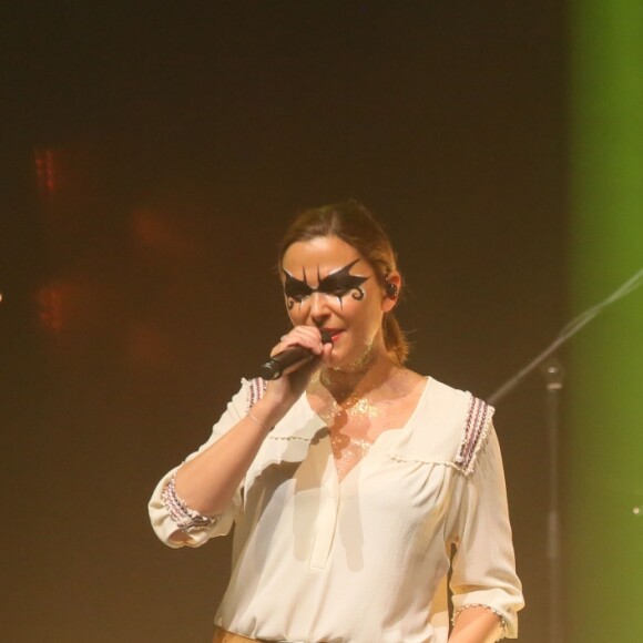 Exclusif - Sandrine Quétier, Maximilien - Concert du groupe The Jokers à l'occasion des 25 ans de l'association ELA à l'Olympia à Paris, le 21 mai 2017. © CVS/Bestimage