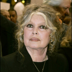 Brigitte Bardot au Noël des animaux 2004, à Levallois-Perret. Le 18 décembre 2004.