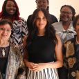 Meghan Markle, duchesse de Sussex (en jupe J.Crew), lors du petit-déjeuner "Women in Public Service" à Cape Town. Le 28 septembre 2019