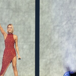 Celine Dion lors du Courage World Tour, le 18 septembre 2019 au Vidéotron de Québec.
