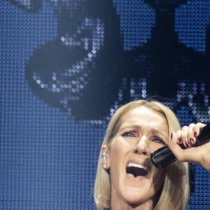 Celine Dion lors du Courage World Tour, le 18 septembre 2019 au Vidéotron de Québec.