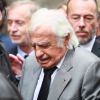 Jean-Paul Belmondo - Obsèques de Charles Gérard en la cathédrale arménienne Saint-Jean-Baptiste de Paris le 25 septembre 2019.