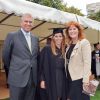 Le prince Andrew et Sarah Ferguson à la remise de diplôme de leur fille Beatrice au Goldsmiths College de Londres, en 2011.