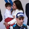 Charlotte Casiraghi et son fils Raphaël, Sébastien Buemi (Renault E.dams) - Grand Prix de Formule E à Monaco le 13 mai 2017. © Claudia Albuquerque/ Bestimage