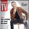 Gad Elmaleh en couverture de "TV Magazine", numéro du 29 septembre 2019.