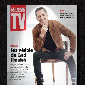 Gad Elmaleh en couverture de "TV Magazine", numéro du 29 septembre 2019.