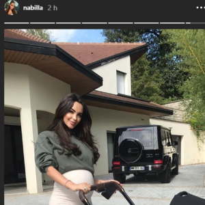 Nabilla Benattia, enceinte de son premier enfant, pose sur Instagram, le 26 septembre 2019