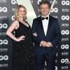Michael Sheen et sa compagne Anna Lundberg - Photocall de la soirée "GQ Men of the Year" Awards à Londres le 3 septembre 2019.