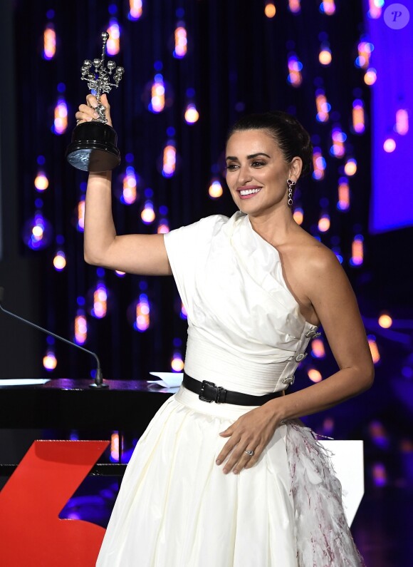 Penelope Cruz reçoit un Donostia, prix pour l'ensemble de sa carrière lors du 67 ème Festival International du Film de Saint-Sébastien (SSIFF) San Sebastian le 27 Septembre 2019.
