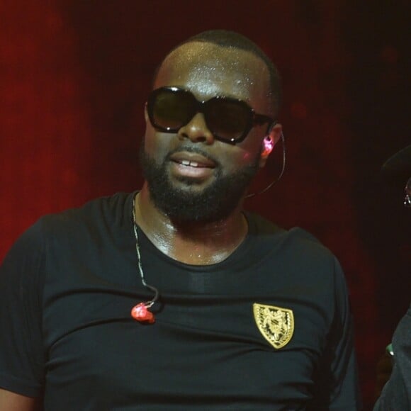 Orelsan lors du concert de Maitre Gims au Stade de France à Saint-Denis le 28 septembre 2019. © Giancarlo Gorassini / Bestimage