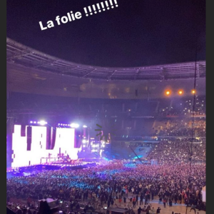 Nabilla a assisté au concert de Maître Gims le 28 septembre 2019 au Stade de France.