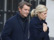 Michèle Laroque en soutien de François Baroin aux obsèques de Jacques Chirac