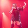 Demi Lovato en concert à la Lanxess Arena à Cologne, le 6 juin 2018.