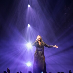 Demi Lovato en concert à la Lanxess Arena à Cologne, le 6 juin 2018