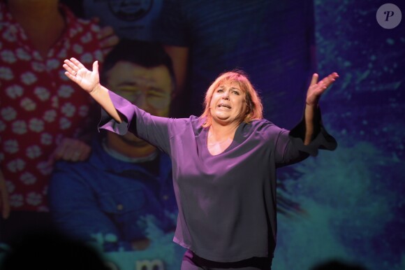 Michèle Bernier - People à la générale du woman show "Vive Demain !" de Michèle Bernier au théâtre des Variétés à Paris le 28 janvier 2019. © Coadic Guirec/Bestimage