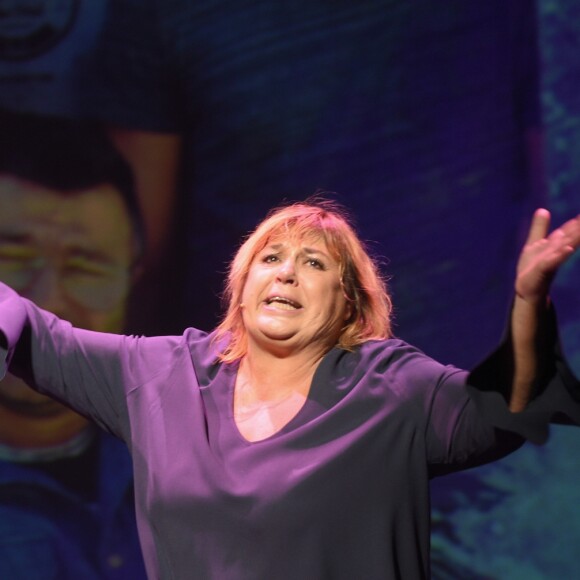 Michèle Bernier - People à la générale du woman show "Vive Demain !" de Michèle Bernier au théâtre des Variétés à Paris le 28 janvier 2019. © Coadic Guirec/Bestimage