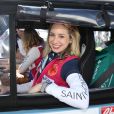 Jazmin Grace Grimaldi (la fille du prince A. II de Monaco) - Départ du 28ème Rallye Aicha des Gazelles depuis la Promenade des Anglais à Nice le 17 mars 2018.