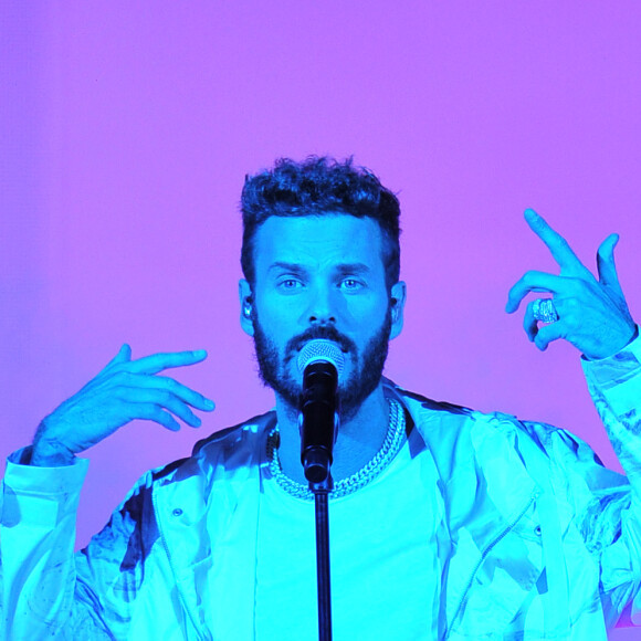 Matt Pokora (M Pokora) lors de l'enregistrement de l'émission "La Chanson de l'Année 2019" aux Arènes de Nîmes, le 16 mai 2019. © Guillaume Gaffiot/Bestimage