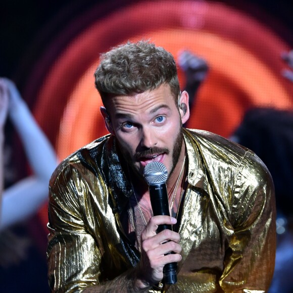 Exclusif - M Pokora (Matt Pokora) - Emission "La chanson de l'année fête la musique" dans les arènes de Nîmes, diffusée en direct sur TF1 le 17 juin 2017. Pour la treizième édition de La Chanson de L'année, c'est l'artiste Amir avec son titre "On dirait" qui a été plébiscité par les votes du public. © Bruno Bebert/Bestimage (no web - No Blog pour suisse et Belgique)17/06/2017 - Nîmes