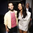 Simon Porte Jacquemus et Rihanna assistent au cocktail de présentation de la première collection de "Fenty". Paris, le 22 mai 2019.