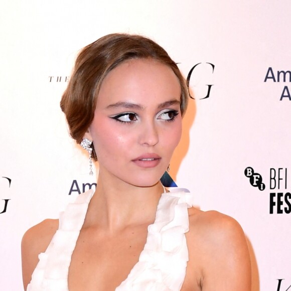 Lily-Rose Depp à l'avant-première du film "Le Roi", au BFI London Film Festival, le 3 octobre 2019.