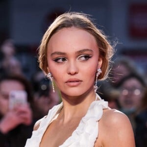 Lily-Rose Depp à l'avant-première du film "Le Roi", au BFI London Film Festival, le 3 octobre 2019.