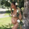Alesha Dixon, enceinte. Juillet 2019