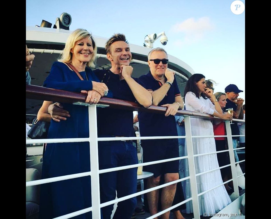 Jeanfi Janssens avec Chantal Ladesou et Laurent Ruquier sur la