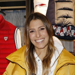 Exclusif - Laury Thilleman (Miss France 2011), ambassadrice de la technologie Covershield pour la présentation de la collection Rossignol Automne/Hiver 2019-2020 au Rossignol Store à Paris, France, le 3 octobre 2019. © Marc Ausset-Lacroix/Bestimage