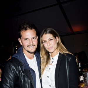 Laury Thilleman (Miss France 2011) et son compagnon Juan Arbelaez à l'occasion du lancement de la 26ème campagne d'Octobre Rose par l'association Le Cancer du Sein, Parlons-en ! sur le Champ de Mars à Paris, France, le 1er octobre 2019. © Jean-Baptiste Autissier/Panoramic/Bestimage