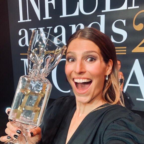 Laury Thilleman aux Influencer Awards 2020, photo Instagram du 7 octobre 2019