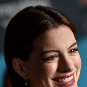 Anne Hathaway (enceinte) à la soirée Museum of Modern Love à New York, le 10 octobre 2019.
