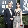 Adam Shulman et sa femme Anne Hathaway - Photocall de la 76ème cérémonie annuelle des Golden Globe Awards au Beverly Hilton Hotel à Los Angeles, le 6 janvier 2019.