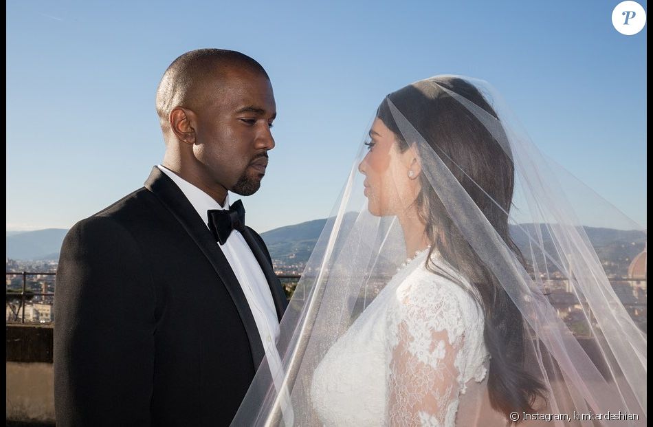 Mariage De Kim Kardashian Et Kanye West Instagram Purepeople