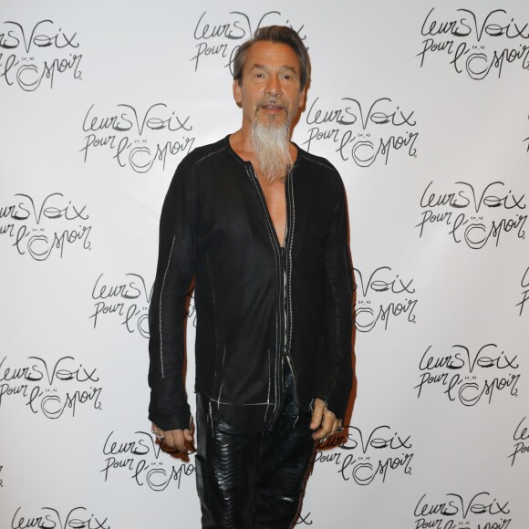 Florent Pagny- Concert caritatif "Leurs Voix pour l'Espoir" au profit de la recherche contre le cancer du pancréas, créé et présenté par L. Cholewa à l'Olympia à Paris, le 7 octobre 2019. Porté par le succès de ses précédentes éditions et une mobilisation toujours plus forte, le concert "Leurs Voix pour l'Espoir" revient pour la 8ème année. © Marc Ausset-Lacroix - Pierre Perusseau / Bestimage
