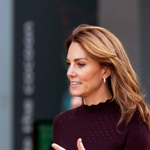 Kate Catherine Middleton, duchesse de Cambridge, en visite au Musée d'Histoire Naturelle à Londres. Le 9 octobre 2019