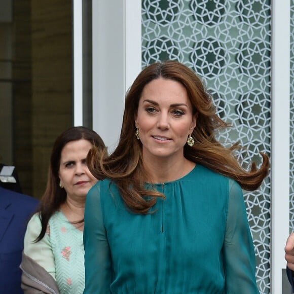 Kate Catherine Middleton, duchesse de Cambridge, et le prince William, duc de Cambridge, à leur départ du centre Aga Khan à Londres. Le 2 octobre 2019